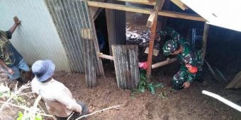 Diterjang Longsor, Satu Pemukiman Warga di Ngadirojo Pacitan Rusak Parah