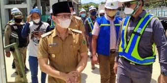 Bupati Arifin Sidak Progres Pembangunan RS Darurat Covid-19 di RSUD dr. Soedomo