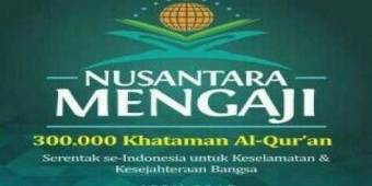 Nusantara Mengaji di Bojonegoro Ditarget 1.550 Kali Khatam Al-Quran