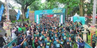 Semarak Fun Run RS Bhayangkara,Wali Kota Kediri Dorong Gaya Hidup Sehat Masyarakat