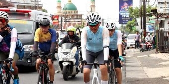 Kapolda Jatim Periksa Jalur Gowes Tour De Panderman 2024 di Kota Batu