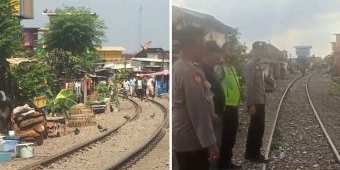 Polsek Simokerto Sisir Judi Merpati dan Dadu di Rel Kereta Api Kapasari Gunung