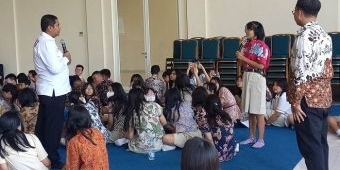 Polres Mojokerto Kota Manfaatkan MPLS untuk Sosialisasi Bahaya Narkoba pada Pelajar
