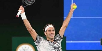 Federer Raih Gelar Grand Slam ke-18, Kandaskan Nadal dalam Pertandingan 5 Set