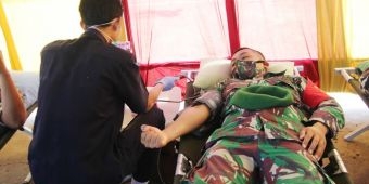 Donor Darah di Tebluru Lamongan Berhasil Penuhi Stok PMI