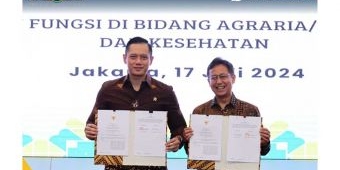 Bantu Rapikan Aset, AHY Teken MoU dengan Menkes