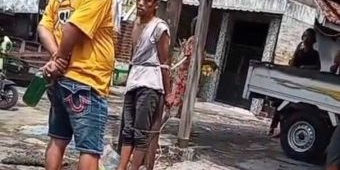 Soal Terbakarnya Maling di Surabaya, Ini Pengakuan Pria yang Pegang Botol Bensin