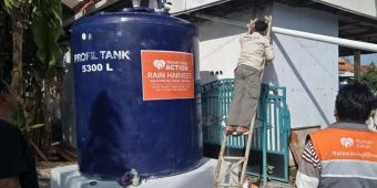 Beri Rain Harvest, Rumah Zakat Hadirkan Solusi Bagi Desa Langganan Terdampak Kekeringan di Pamekasan