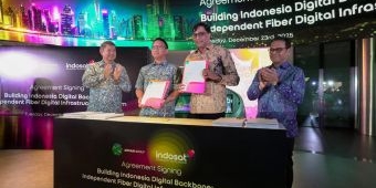 Perkuat Jaringan Digital, Indosat Tanda Tangani Perjanjian Join Venture