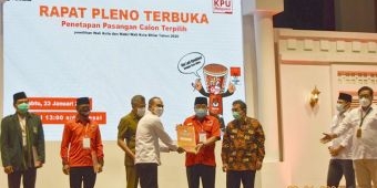 KPU Kota Blitar Tetapkan Calon Petahana Sebagai Pemenang Pilwali Blitar 2020