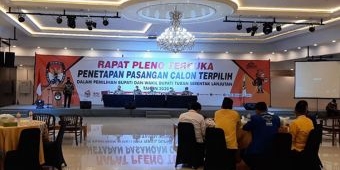 Sah, Lindra-Riyadi Ditetapkan sebagai Bupati Tuban Terpilih