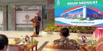 Resmikan RSUD Srengat, Khofifah Jamin Ketersediaan Ruang Isolasi untuk Pasien Covid-19