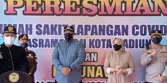 Resmikan RS Lapangan, Wali Kota Madiun Berharap Tak Pernah Digunakan