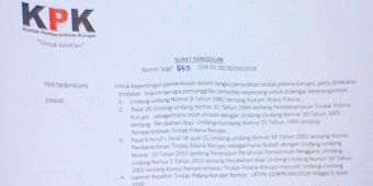Diduga Palsu, Surat Panggilan KPK kepada Sejumlah Pejabat Pemkab Blitar Bikin Heboh
