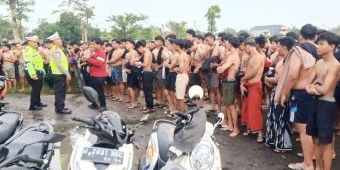 Tindak Balap Liar, Polisi di Sidoarjo Amankan 105 Motor