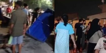Tak Mau Digusur, Puluhan Warga Tempurejo Surabaya Geruduk PT AKY