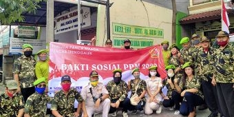 Cegah Degradasi Nasionalisme, PPM Trenggalek Ajak Masyarakat Pasang Bendera Merah Putih