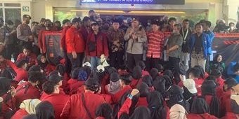 Tolak Kenaikan Harga BBM, Demo Mahasiswa Sidoarjo Berlangsung Aman dan Kondusif