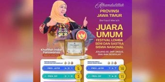 Dapat Medali Terbanyak, Jatim Raih Juara Umum di Ajang FLS3N 2025