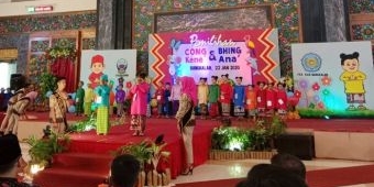 Kenalkan Budaya Sejak Dini, Pemkab Bangkalan Gelar Pemilihan Cong Kene' dan Bhing Ana'