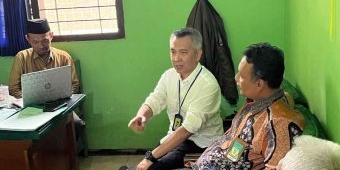 Tim Wakaf Kantah Kabupaten Pasuruan Koordinasi Pendaftaran Tanah Wakaf Bersama KUA Rejoso