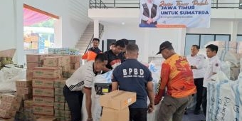 Bantuan Terus Mengalir, Posko Peduli Bencana Sumatera oleh Pemprov Jatim Diperpanjang