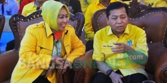 Setya Novanto Deklarasikan Mitroatin Sebagai Bacabup Bojonegoro