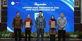 Pemkab Kediri Kembali Raih Opini WTP ke-9 Beruntun dari BPK Jatim