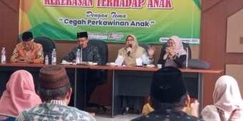 DPPPA Lamongan Gelar Sosialisasi Cegah Perkawinan Anak Bersama Penyuluh Agama Islam