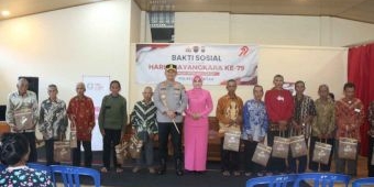 Polres Magetan Gelar Bakti Sosial di Wihara Vimalakarti saat Hari Bhayangkara ke-79