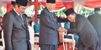 Terakhir Kalinya, Bupati Sambari Pimpin Upacara HUT Pemkab Gresik