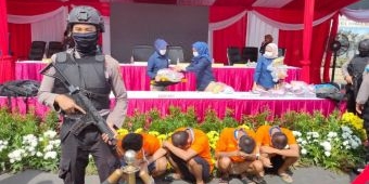 Polrestabes Surabaya Bongkar Jaringan Narkoba Kalimantan-Jawa, BB 84Kg Diamankan