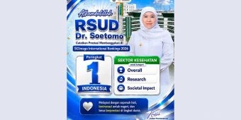 RSUD Dr. Soetomo Raih Peringkat Pertama Nasional SCImago 2026