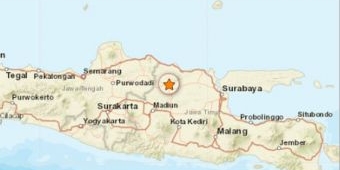 Gempa Tektonik 4.0 Magnitudo Guncang Bojonegoro