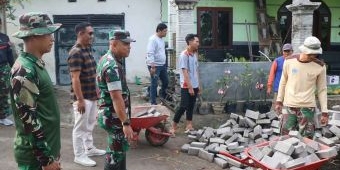 Pantau Progres Pembangunan, Dansatgas TMMD Sidoarjo Sidak ke Desa Penambangan