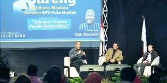Evaluasi Pelaksanaan Pemilu, KPU Madiun Gelar Ngopi Bareng Wali Kota