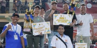 Kecamatan Mojoanyar Juarai Turnamen Voli Piala Bupati Mojokerto 2025