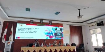 Tim Pansel Sosialisasikan Pendaftaran Anggota KPU di Bangkalan, Berikut Tahapan dan Jadwalnya