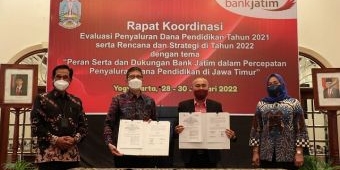 Salurkan Dana BOS, Bank Jatim Gandeng Diknas Provinsi Jawa Timur 