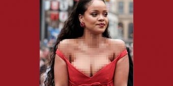 Rihanna Tampil 'Mak Plenuk!' Saat Pemutaran Perdana Valerian