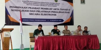BPN Kabupaten Probolinggo Lakukan Pembinaan dan Sosialisasi Peralihan Hak Secara Elektronik