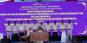 Syukuri Kemerdekaan Bangsa Indonesia, Shiddiqiyyah Bangun 132 Rumah Layak Huni