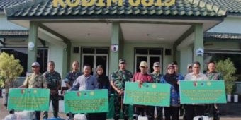 Dandim 0819/Pasuruan Serahkan Bantuan Pompa Air dari Kementan ke Gapoktan