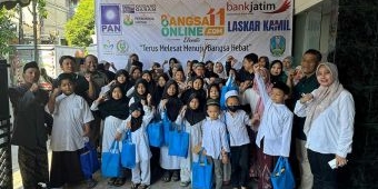 Hadiri Tasyakuran HUT ke-11 BANGSAONLINE, Ketum Laskar Kamil Titip Doa Keselamatan Gubernur Jatim