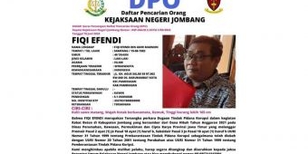 Kejari Jombang Tetapkan DPO Kasus Korupsi Hibah Provinsi