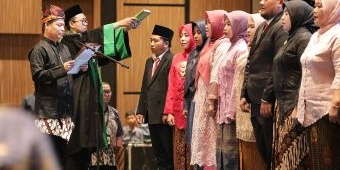 Lantik 54 Panwascam, Bawaslu Sidoarjo Ajak Masyarakat Awasi Pilkada 2024