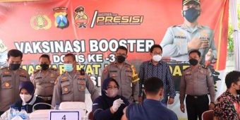 Percepat Capaian Vaksin Booster, Polresta Sidoarjo Sasar Kawasan Industri