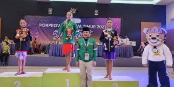 Atlet Dance Sport Bangkalan Sumbang Emas Perdana dalam 2 Kategori Berbeda di Porprov Jatim 2023