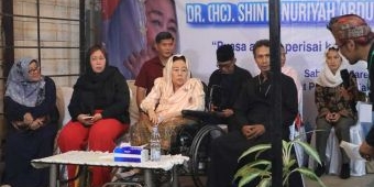 Shinta Nuriyah Abdurrahman Wahid Buka Bersama PKL dan Yatim Dhuafa di Jombang