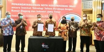 ​Tingkatkan Kualitas SDM, Kadin Jatim Teken MoU dengan ITTelkom Surabaya